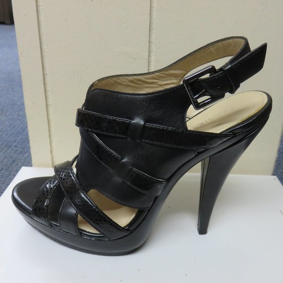 Calvin Klein High Heel Platform Sandals - Picture 8 of 10